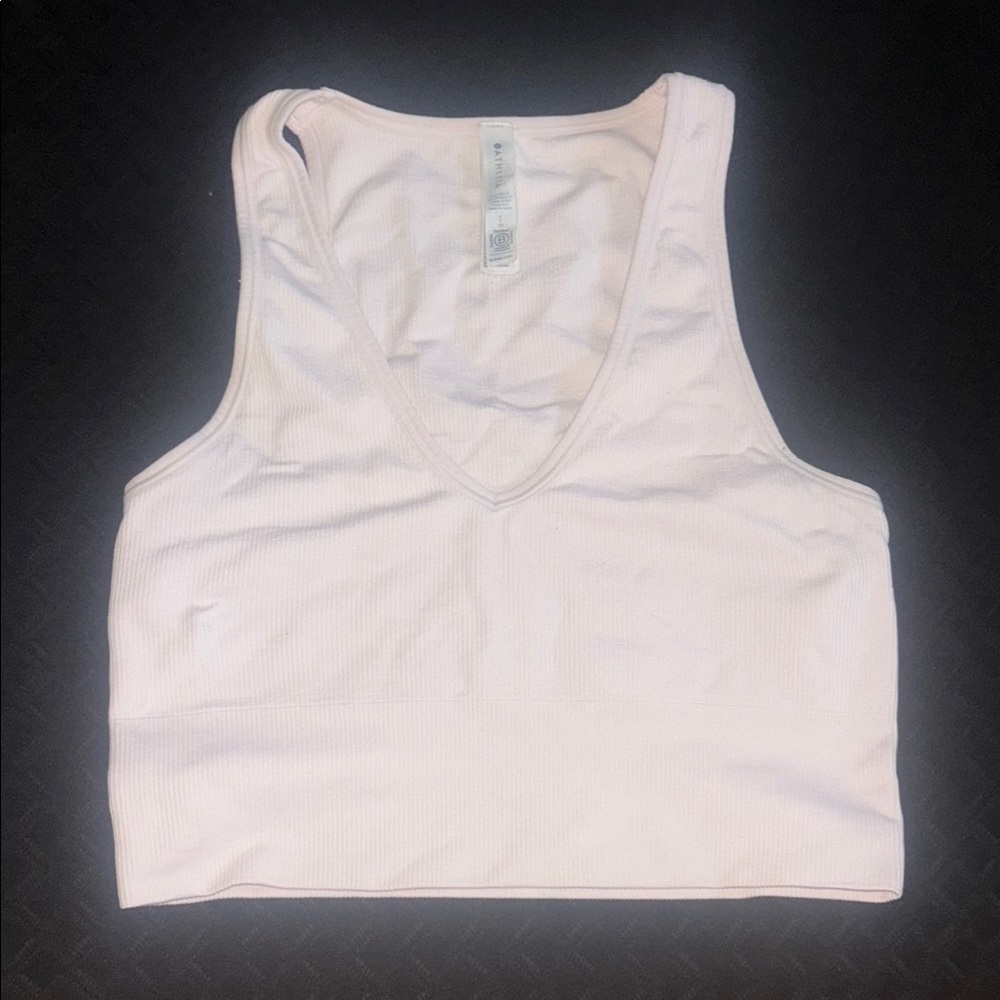 Athleta Aurora Crop Rib Tank